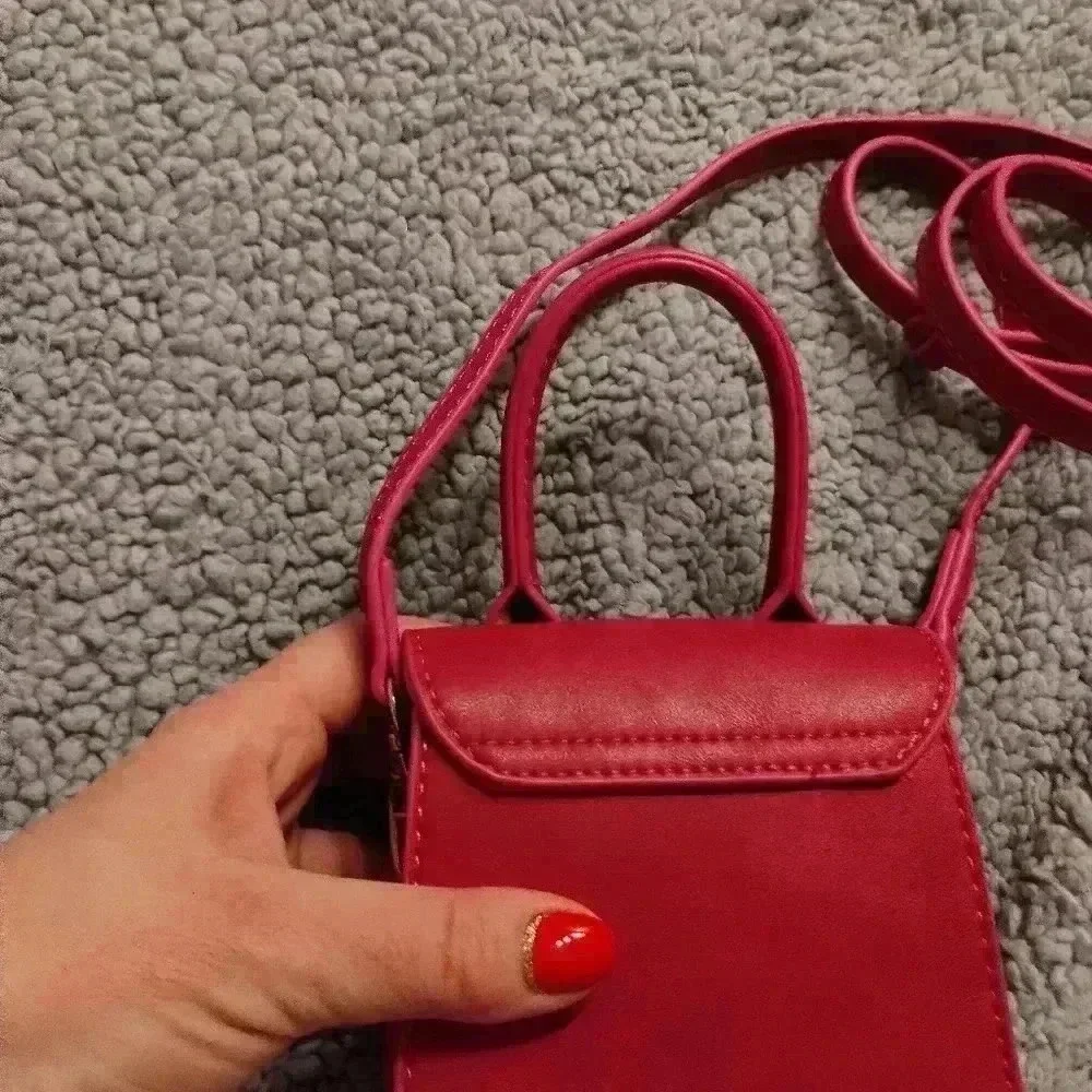 New mini flap designer bag pvc